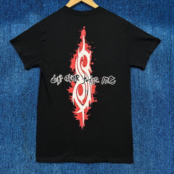 Slipknot “Don’t Ever Judge Me” Heavy Metal Band Graphic T-Shirt Size Medium - Picture 1 of 5
